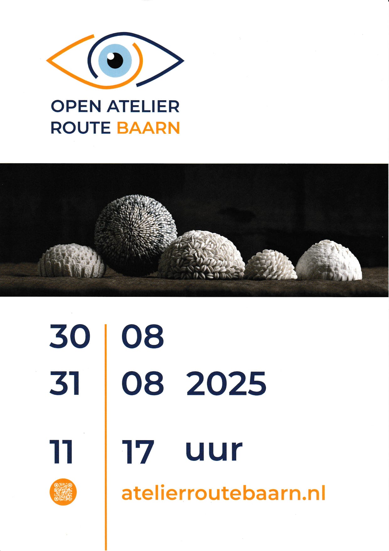 Uitnodiging Open Atelier Route Baarn 2025